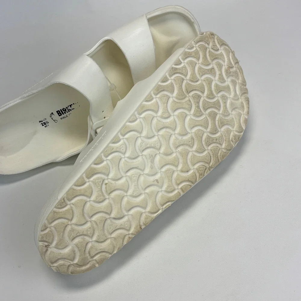 Birkenstock Arizona EVA Sandals Mens 11 White Waterproof Slides Essentials